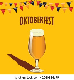 Oktoberfest beer festival celebration poster