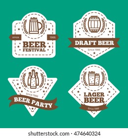 Oktoberfest beer festival desing for logos, badges, tags, advertising, menu.
