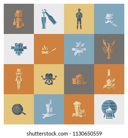 Oktoberfest Beer Festival. Flat design style. Vector