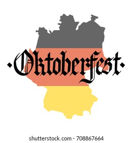 Oktoberfest Beer Festival Holiday Decoration Banner Flat Vector Illustration