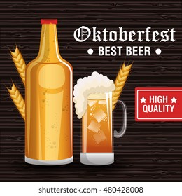 oktoberfest beer festival isolated vector illustration eps 10