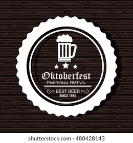 oktoberfest beer festival isolated vector illustration eps 10