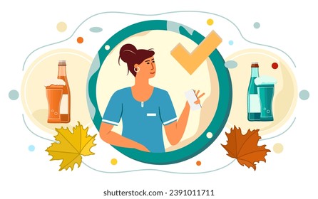 Oktoberfest Beer Party Order Vector Drink Girl