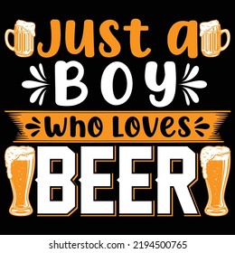 Oktoberfest Beer T-Shirt Design Vector