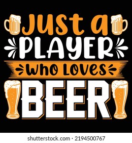 Oktoberfest Beer T-Shirt Design Vector