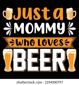 Oktoberfest Beer T-Shirt Design Vector
