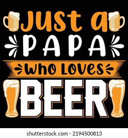Oktoberfest Beer T-Shirt Design Vector