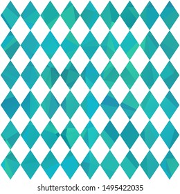 Oktoberfest blue abstract background. October beer festival in the Munich, Germany. Vector illustration. Bavarian flag seamless pattern. Design element for wallpaper, wrapping paper or fabric.