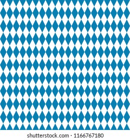 Oktoberfest blue abstract geometric background. October festival. Vector illustration, blue color. Seamless Oktoberfest pattern.