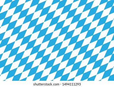 OKTOBERFEST blue Abstract geometric seamless pattern. October festival Vector blue color ornament Germany's Octoberfest world's biggest wine festival Seamless Oktoberfest & Bavarian flag pattern 2019.