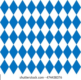 Oktoberfest blue background. seamless. 