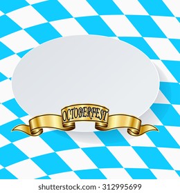 Oktoberfest card. Bavaria. Vector illustration