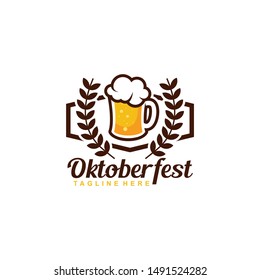 Oktoberfest Carnivals Logo Design Vector