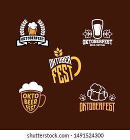 Oktoberfest Carnivals Logo Design Vector