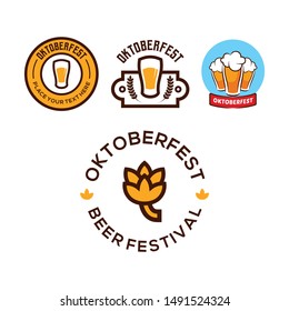 Oktoberfest Carnivals Logo Design Vector