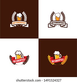Oktoberfest Carnivals Logo Design Vector
