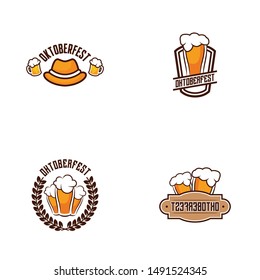 Oktoberfest Carnivals Logo Design Vector