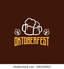 Oktoberfest Carnivals Logo Design Vector