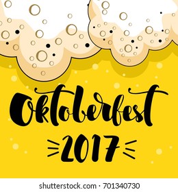 Oktoberfest celebration design background. Labels. Illustration. Hand painted stained glass of beer. The beer festival. Banner, leaflet, booklet, web. Advertising