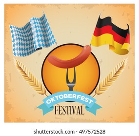 Oktoberfest celebration of Germany design