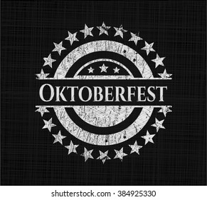 Oktoberfest chalkboard emblem