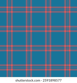 Oktoberfest check textile seamless, fit texture pattern plaid. Fancy fabric tartan background vector in pastel and cyan colors palette.