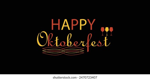 Oktoberfest Chic Stylish Text Design for the Celebration