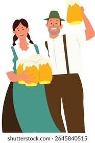 Oktoberfest Oktoberfest Casal Torcida Cerveja Steins