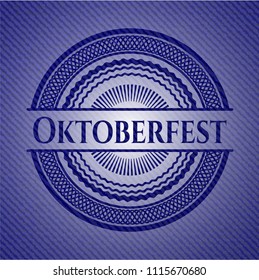 Oktoberfest denim background