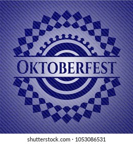 Oktoberfest with denim texture