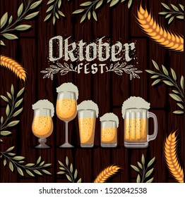 Oktoberfest design, Beer Festival illustration