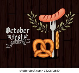 Oktoberfest design, Beer Festival illustration