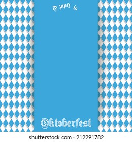 Oktoberfest design on the white background. German text "OÃ?Â´zapft is" and "Oktoberfest", translate "on tap" and "Oktoberfest". Eps 10 vector file.