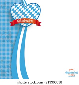 Oktoberfest design on the white background. German text "OÂ´zapft is" and "Oktoberfest", translate "on tap" and "Oktoberfest". Eps 10 vector file.