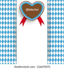 Oktoberfest design on the white background. Eps 10 vector file.