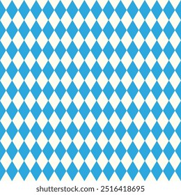 Oktoberfest design on white background. German  celebration abstract fabric Oktoberfest blue background. Bavarian  Oktoberfest blue background banner Seamless  pattern .