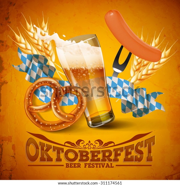 Oktoberfest Festival Banner Stock Vector (royalty Free) 311174561