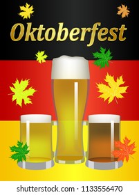 Oktoberfest festival postcard