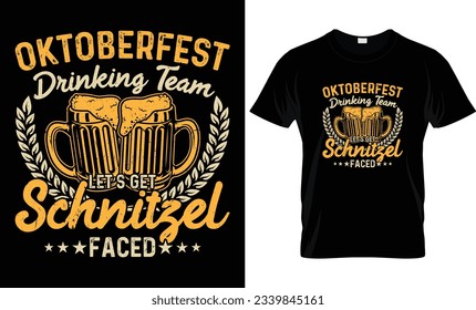 Oktoberfest german gifts t shirt design template