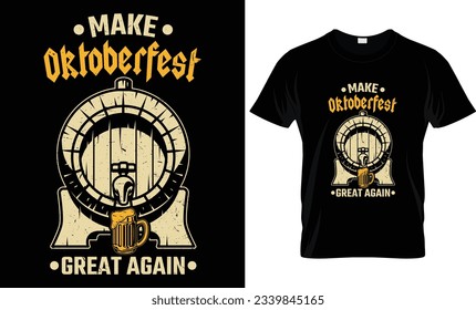 Oktoberfest german gifts t shirt design template