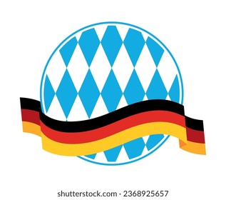 oktoberfest germany celebration icon isolated
