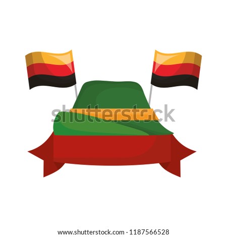 oktoberfest germnay flags hat banner