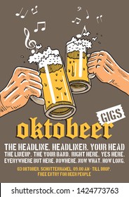 Oktoberfest Gig Poster Flyer Template