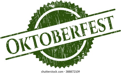 Oktoberfest grunge stamp