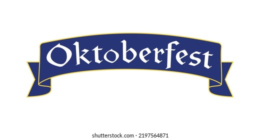  Letras manuscritas de Oktoberfest. Etiqueta de Oktoberfest. Cartel vectorial del Festival de la Cerveza. Diseño de la celebración de la plantilla.