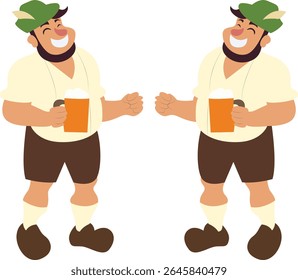 Oktoberfest Feliz Oktoberfest Homens Beer Toast