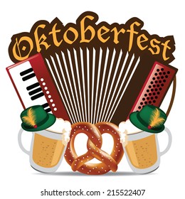 Oktoberfest icon EPS10 vector