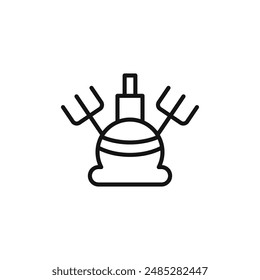 oktoberfest icon logo sign vector outline