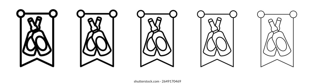 ícone do oktoberfest conjunto de marcas de logotipo de estrutura de tópicos fina