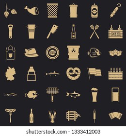 Oktoberfest icons set. Simple style of 36 oktoberfest vector icons for web for any design